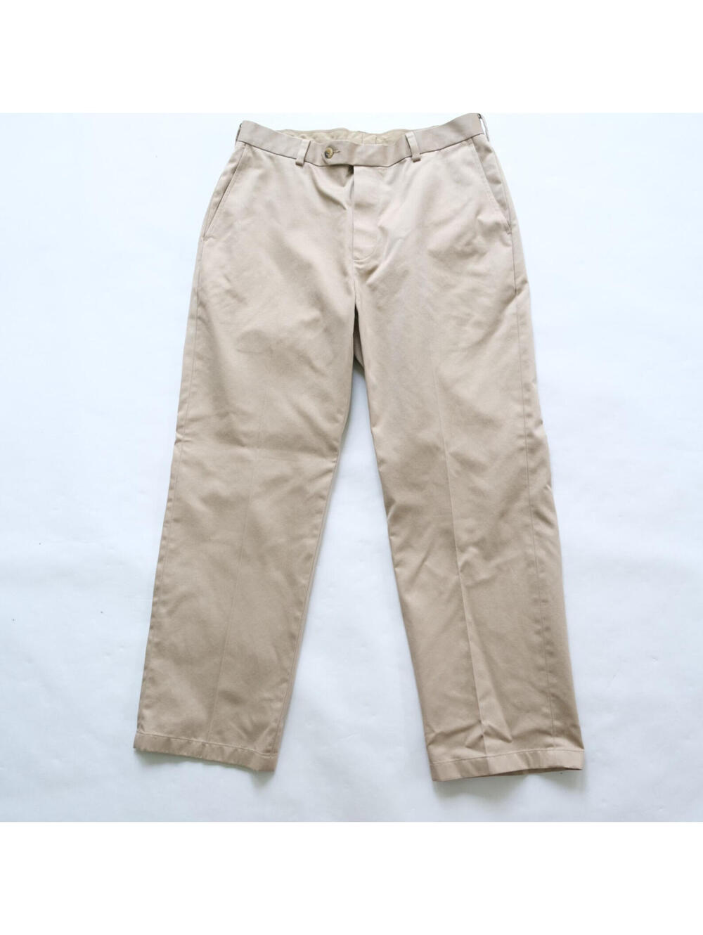 Jos A Bank Traveler Chino Pants Mens 34x29 Tailored Fit Cotton Khaki